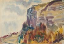 Профилът на Високе кукле, гледан откъм долния Подкамик, 1970